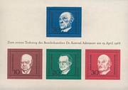 Adenauer Blokk /stamp/