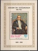 Kemal Atatürk Blokk /briefmarke/