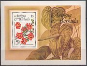 Barbuda UPU Virág Blokk /briefmarke/