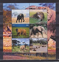 Állat,elefánt Kisiv /stamp/