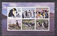 Pingvin Vágott Kisiv /stamp/