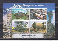 Vonat,mozdony Kisiv /stamp/