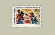 Ökölvívó Európabajnokság /stamp/