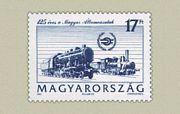 125 Éves A Magyar Államvasutak /briefmarke/