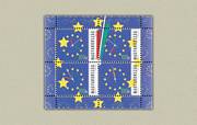 Út Az Európai Unióba Blokk /briefmarke/