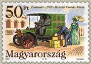 Postaautó 1905 /bélyeg/