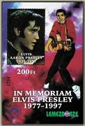 In Memoriam Elvis Presley Emlékív /bélyeg/