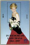 In Memoriam Lady Diana Emlékív /briefmarke/