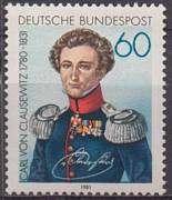 C. Von Clausewitz /bélyeg/