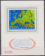 Europa Konferencia Vágott Blokk /bélyeg/
