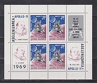 Apollo 11,űrkutatás Blokk /bélyeg/