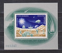 Apollo,űrkutatás Blokk /stamp/