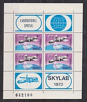 Skylab Blokk  /briefmarke/