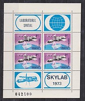 Skylab Blokk /briefmarke/