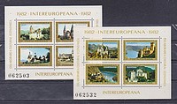 Intereuropa Blokk-pár /bélyeg/