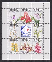 Virág,orchidea Kisiv /stamp/