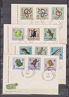 Hüllő,kigyó FDC /briefmarke/