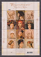 Népviselet Kisiv /bélyeg/