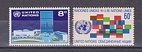 Épület,zászló /stamp/