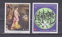 Máltai Lovagrend Festmény II /bélyeg/