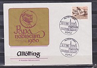 II János Pál Pápa Látogatása Altötting /stamp/