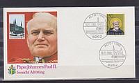 II János Pál Pápa Látogatása Altötting  /stamp/