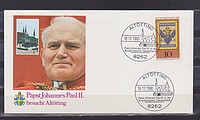 II János Pál Pápa Látogatása Altötting  /stamp/