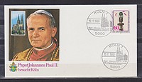 II János Pál Pápa Látogatása Köln  /bélyeg/