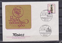 II János Pál Pápa Látogatása Mainz  /bélyeg/