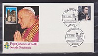 II János Pál Pápa Látogatása Osnabrück /bélyeg/