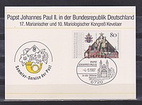 II János Pál Pápa Látogatása Speyer  /bélyeg/