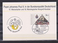 II János Pál Pápa Látogatása Bottrop  /bélyeg/