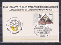 II János Pál Pápa Látogatása Kevelaer /bélyeg/