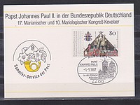 II János Pál Pápa Látogatása Münster /bélyeg/