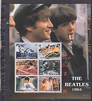 Beatles-64 Blokk /bélyeg/