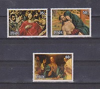 Húsvét,festmény /briefmarke/