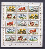 Europa,virág Kisiv  /bélyeg/