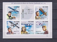 Repülők,piloták Vágott /stamp/