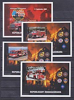 Tűzoltók Blokkok /bélyeg/