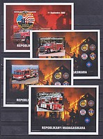 Tűzoltók Blokkok /bélyeg/