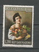 Virág,festmény /stamp/