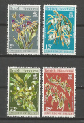 Virág,orchidea  /bélyeg/