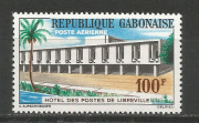 Épület,posta  /stamp/