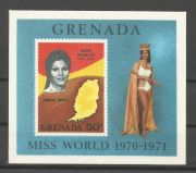 Miss World Blokk  /briefmarke/